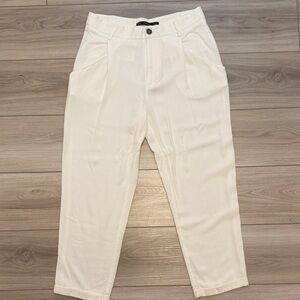 Zara Women's Cream Chinos